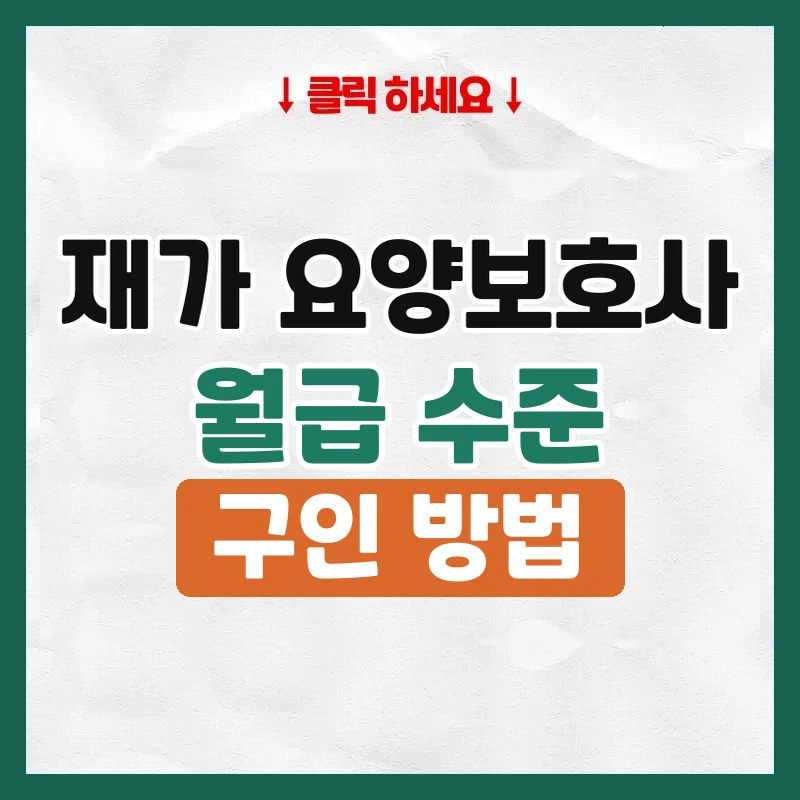 재가요양보호사