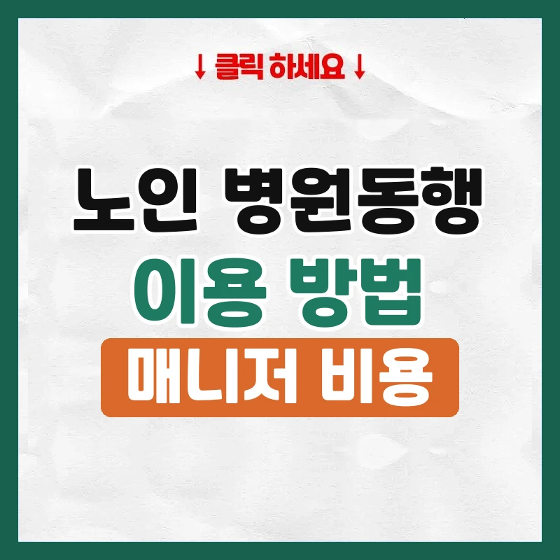 노인병원동행서비스